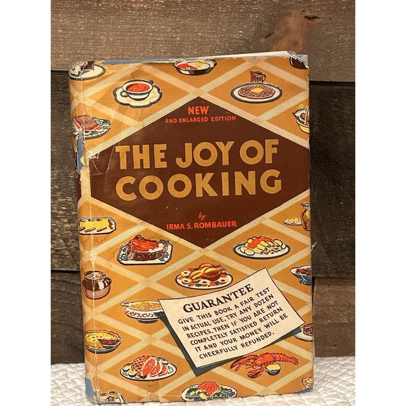 Vintage Joy of Cooking Cookbook Book by Irma Rombauer w/ Recipes HCDJ 1946